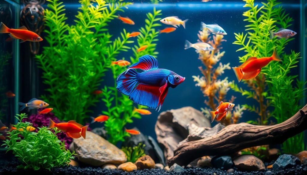 betta fish community tank