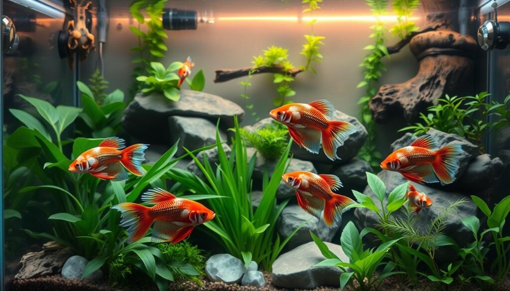 Betta Fish Koi Breeding Tank Setup