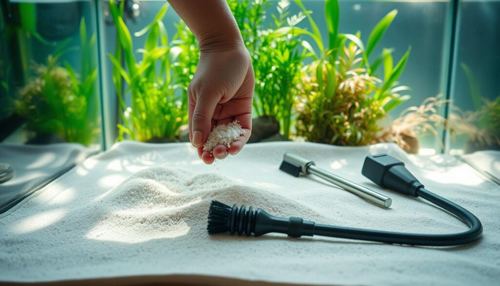 aquarium sand cleaning tips