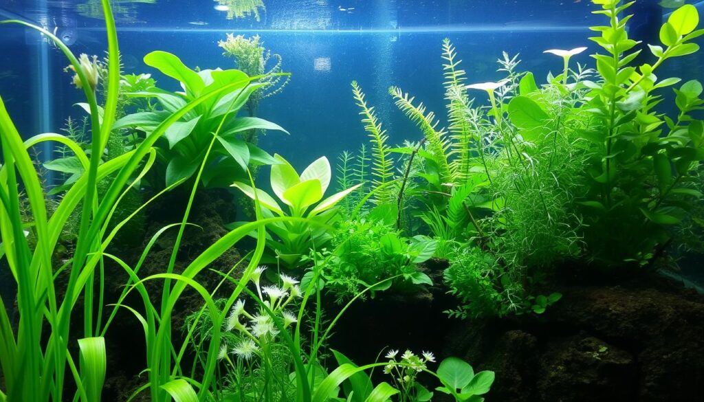 aquatic plants balance in tank