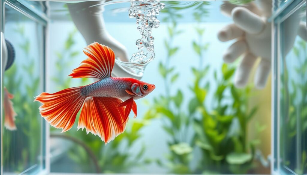 betta fish care water change