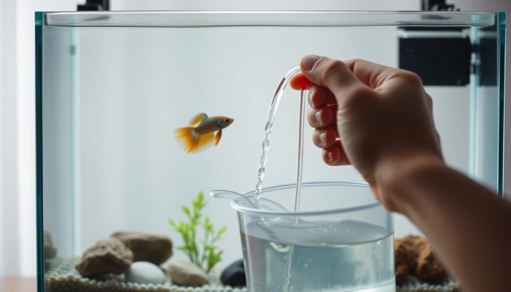 betta tank water change