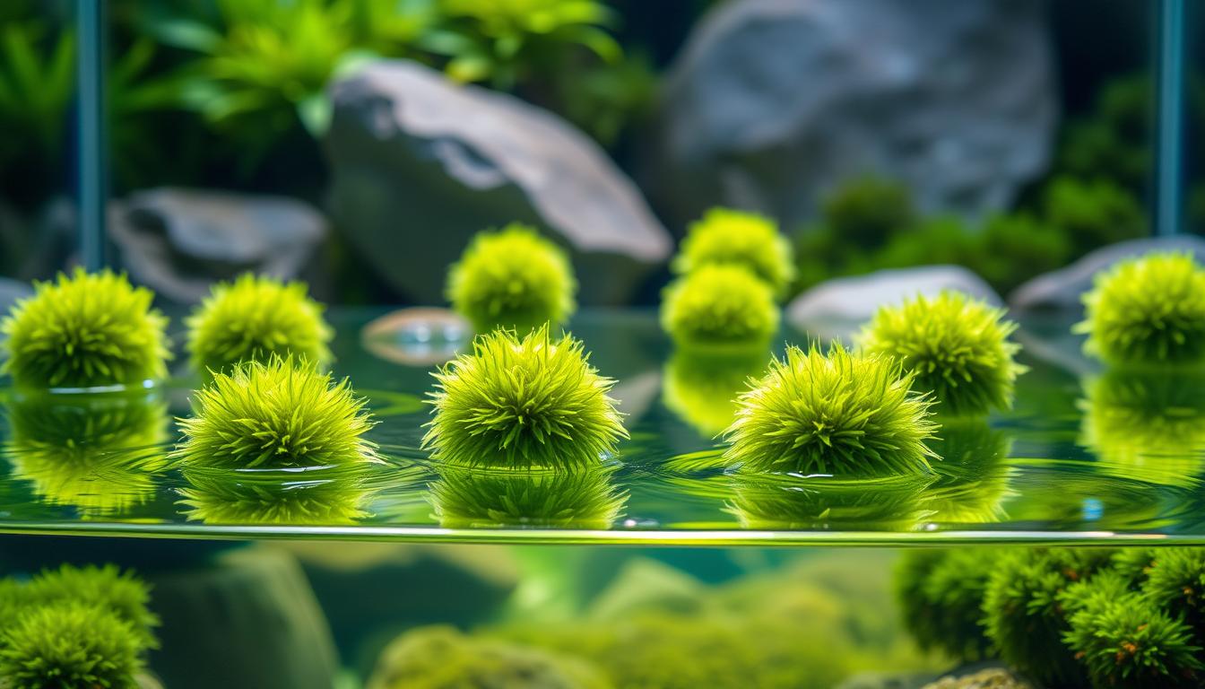 can moss balls replace plants in an aquarium​