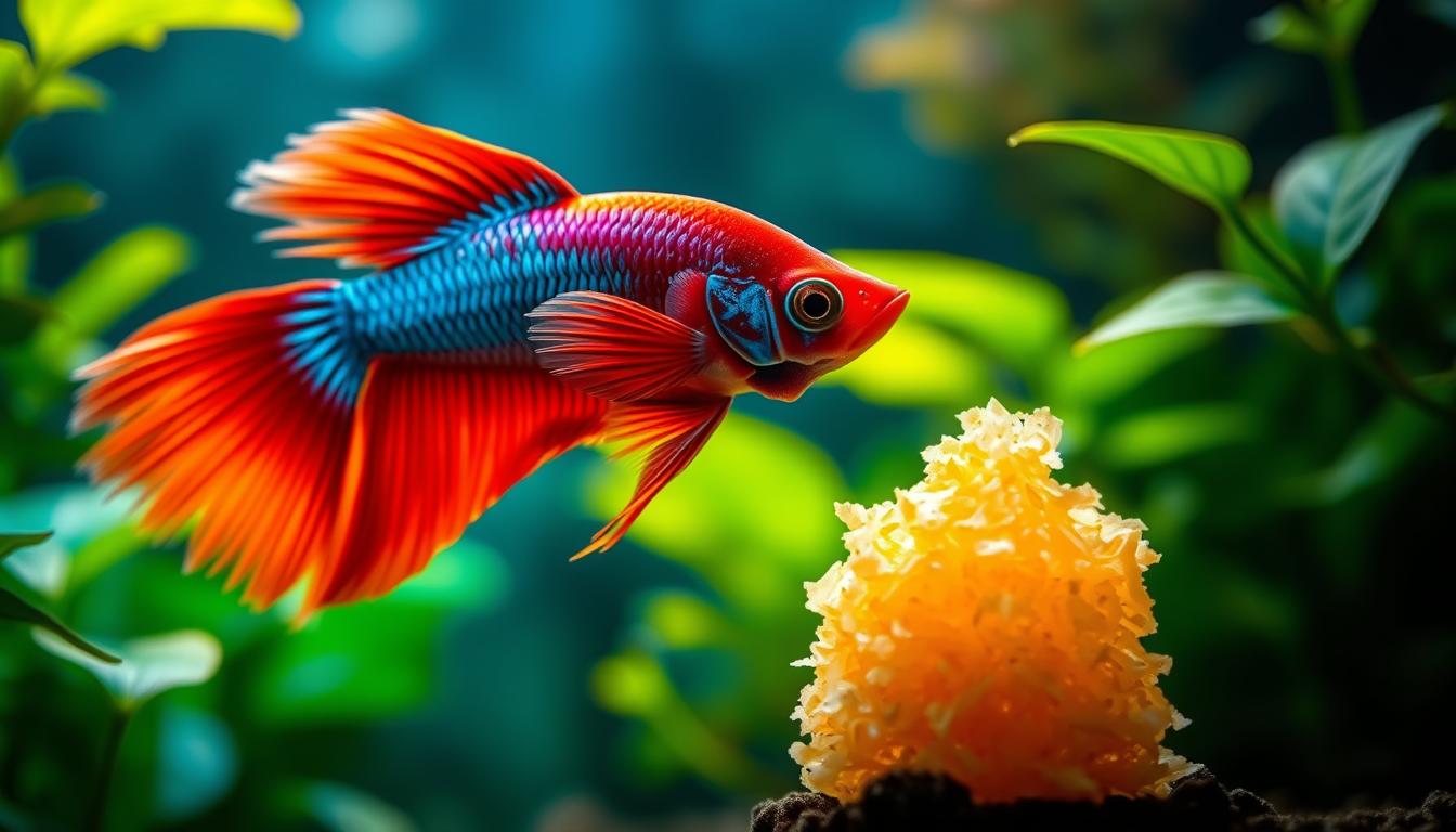 how much food for betta fish​