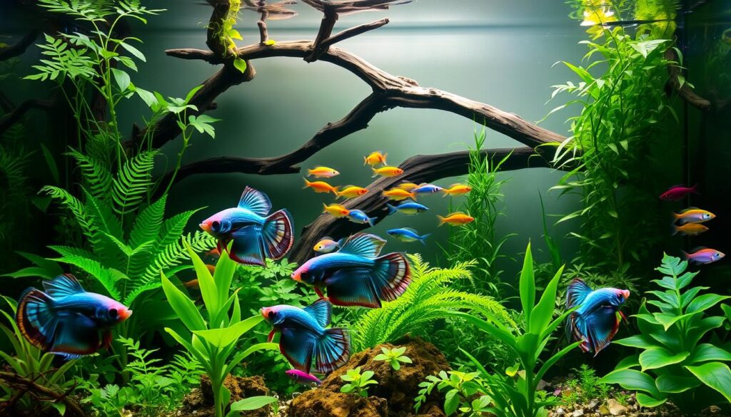 ideal tank mates for betta sorority setup
