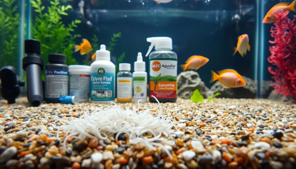 preventing worms in fish tank