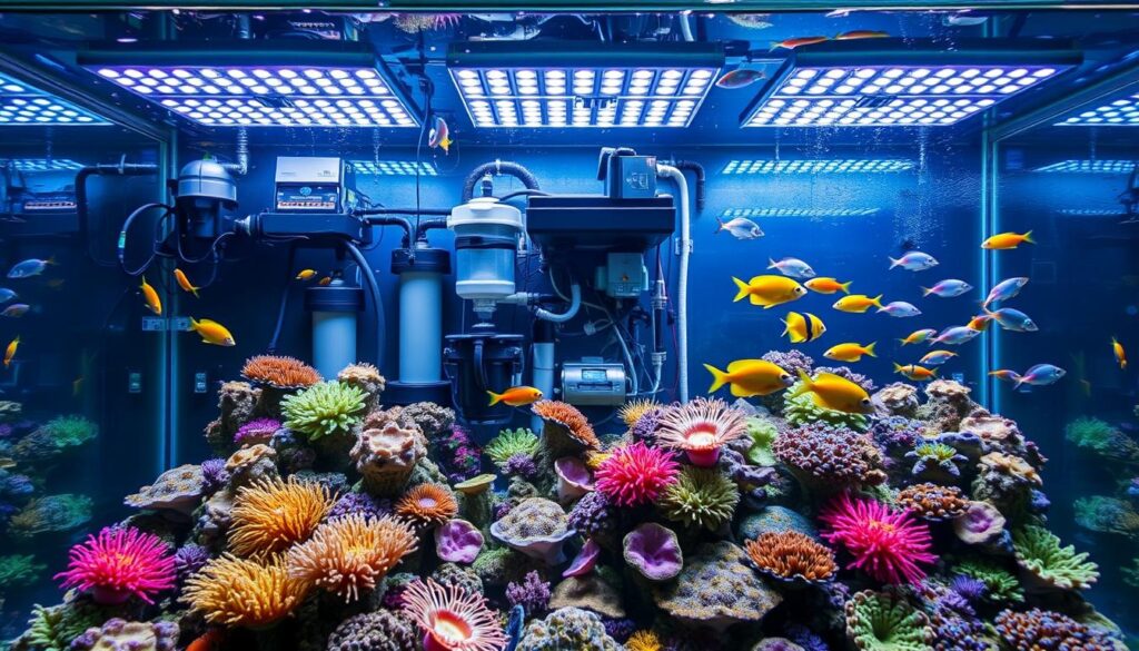 saltwater aquarium cycling process
