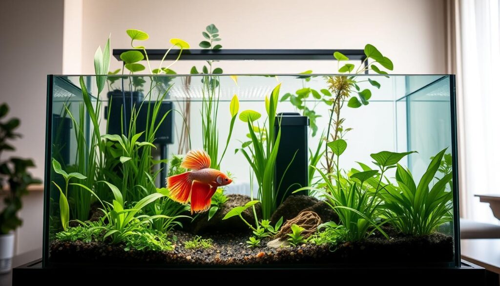 betta fish tank setup