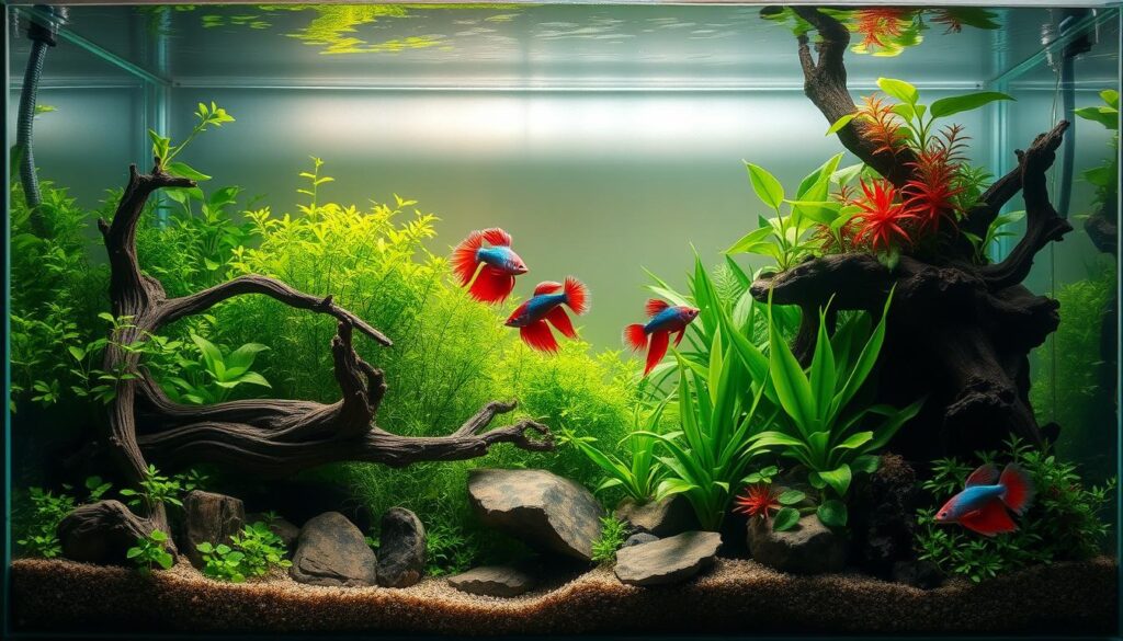 betta fish tank setup