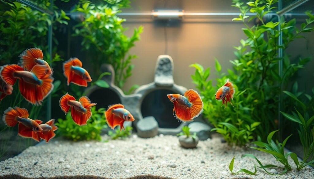 breeding betta fish tank setup