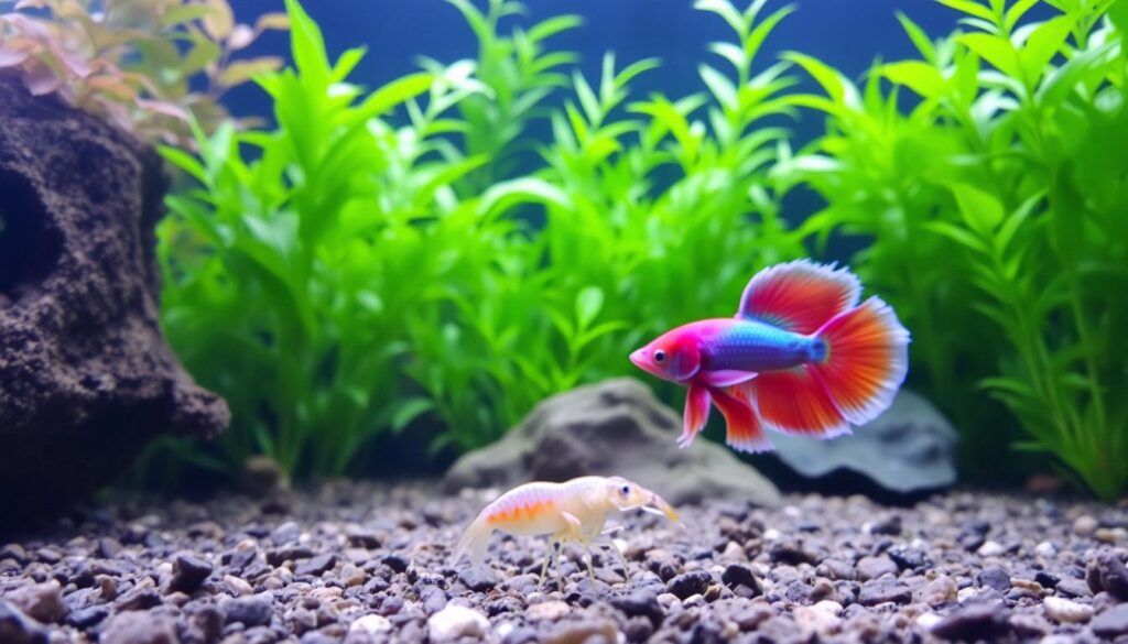 introducing Amano shrimp to Betta tank