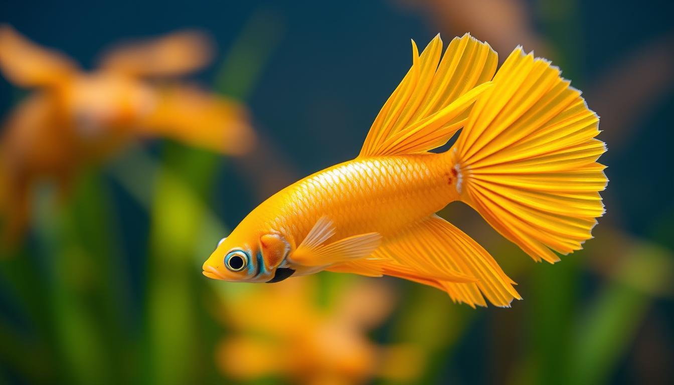 mustard betta fish