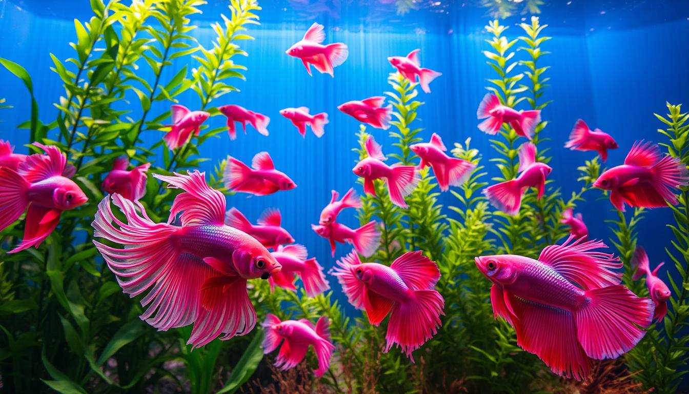 pink betta fish