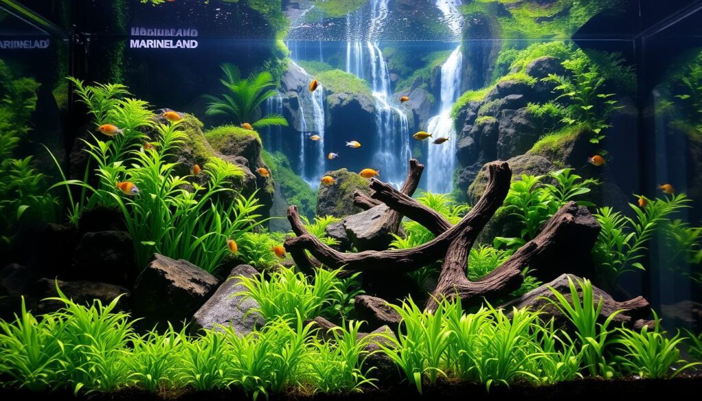 75 gallon fish tank aquascape