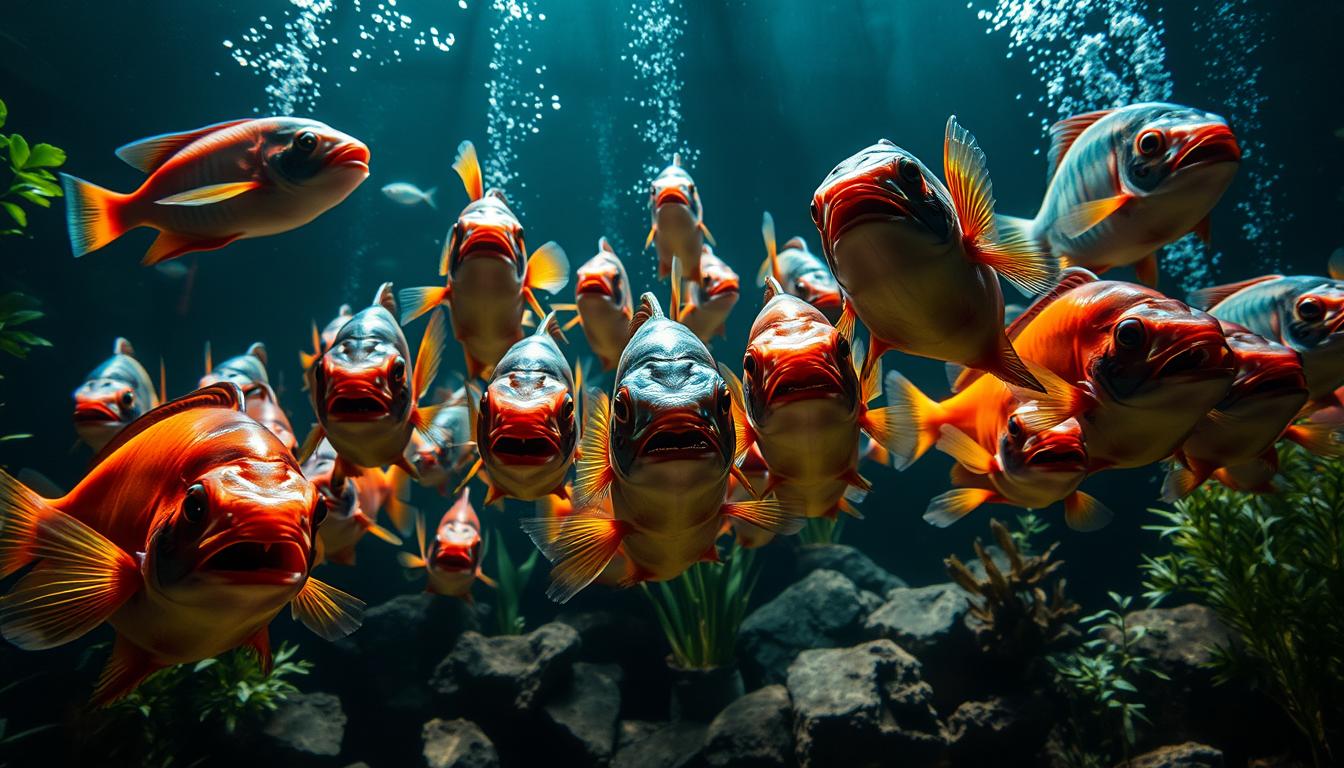 aggressive aquarium fish