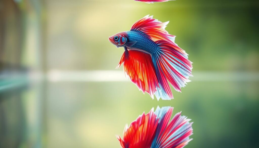 betta fish floating at top of tank but not dead