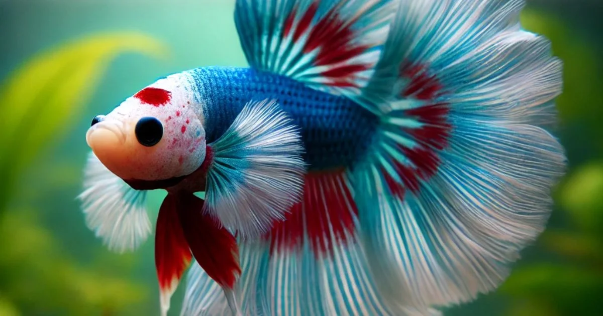 Betta white spot on the head